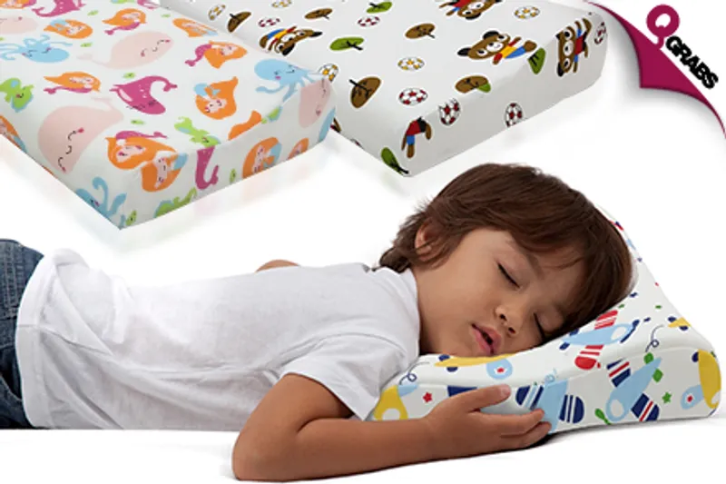 From QR59, Improve Your Kid’s Sleep with Soft Memory Foam Pillows in Three Adorable Prints! (Up to QR420 Value)